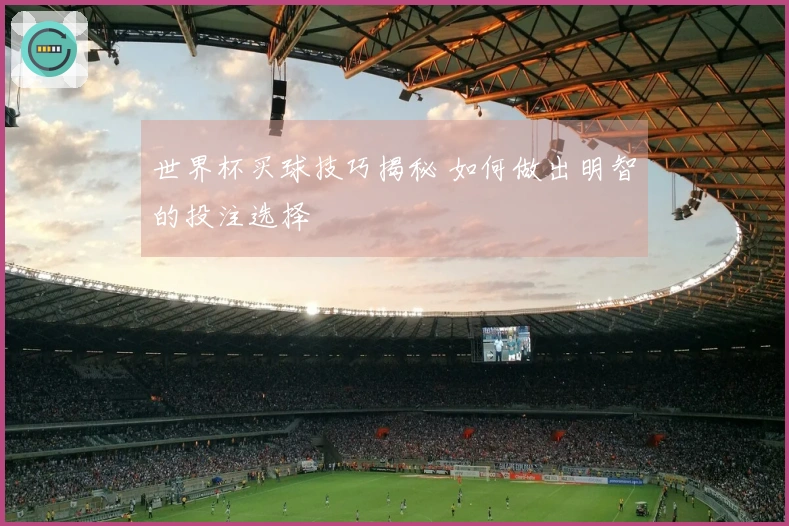 世界杯买球技巧揭秘 如何做出明智的投注选择